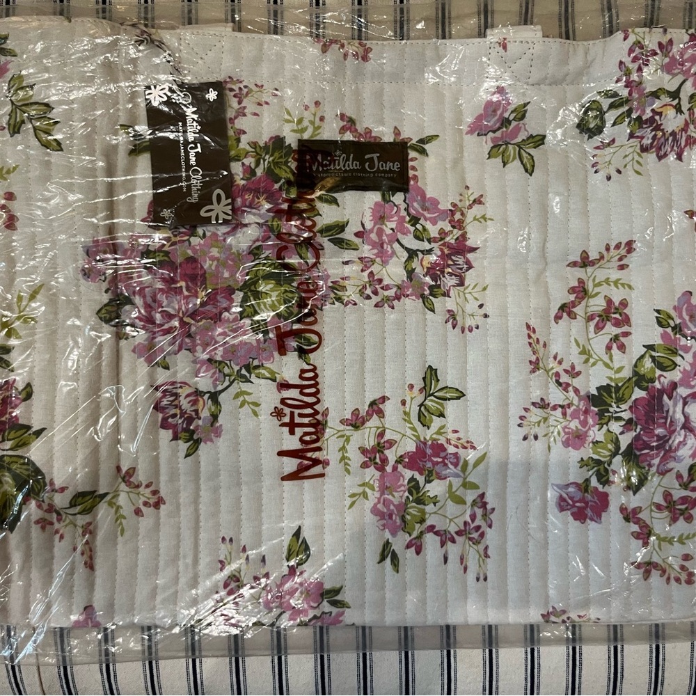 COPY - Matilda Jane White and Pink Tote